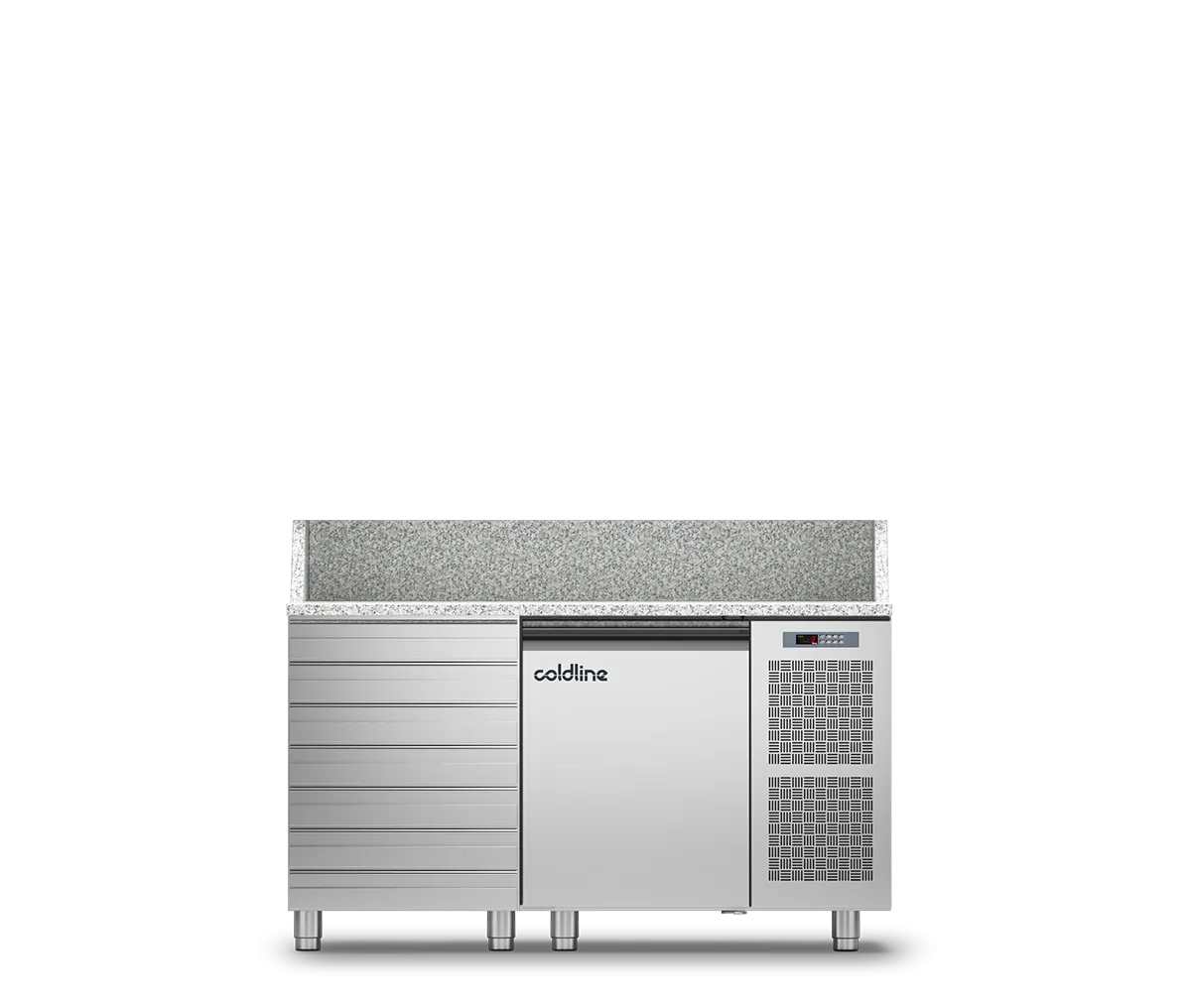 Table Pizza EN 60x40 1 porte avec tiroir 