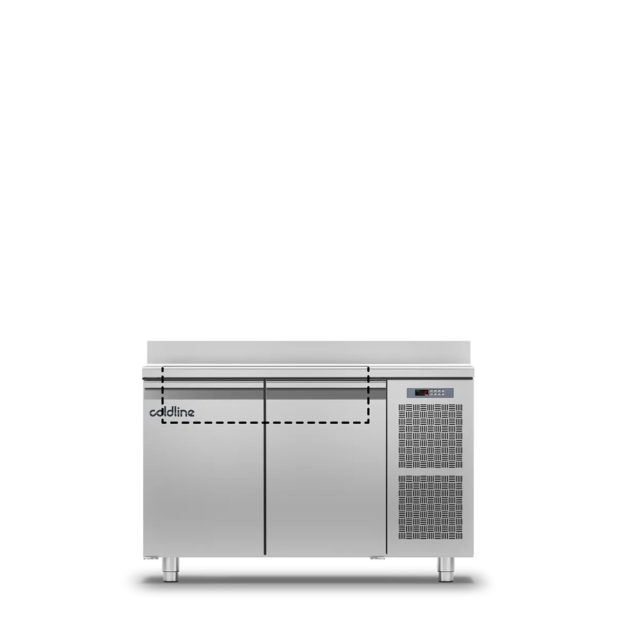 Table Saladette 2P -2°+8°C avec dosseret