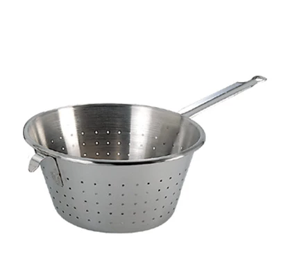 PASSOIRE CONIQUE EN INOX A QUEUE 