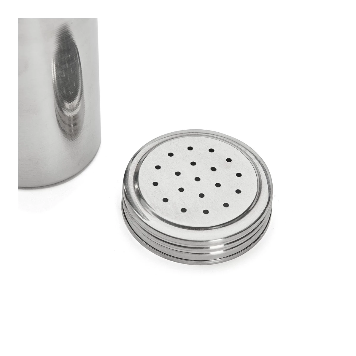 SAUPOUDREUSE A EPICES (GROS TROUS) INOX