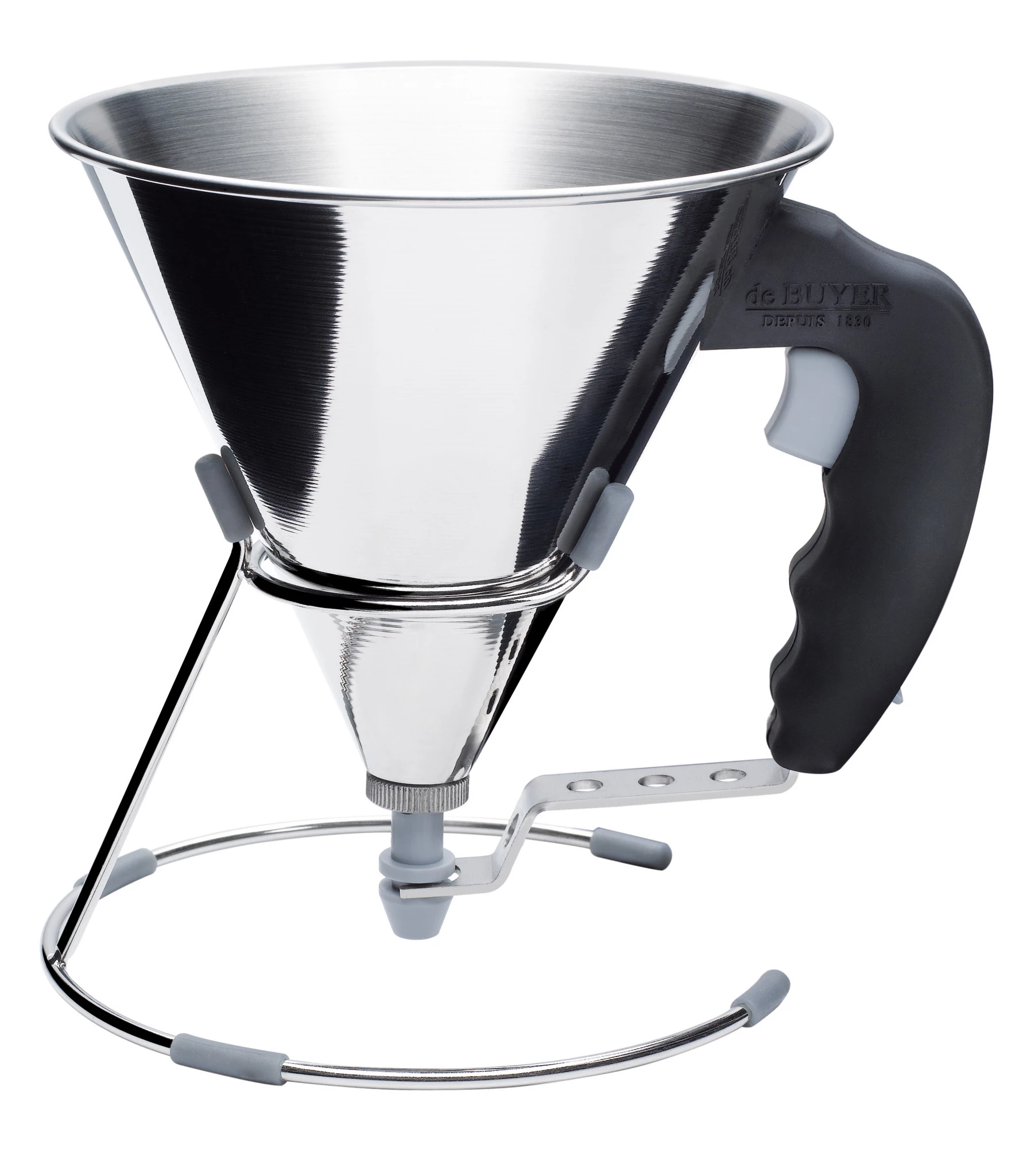 KWIK MINI ENTONNOIR A PISTON NOIR  0,8Lt.