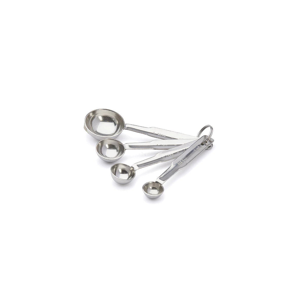 SET DE 4 CUILLERES MESURES EN INOX : 1/1,5/5/15ML
