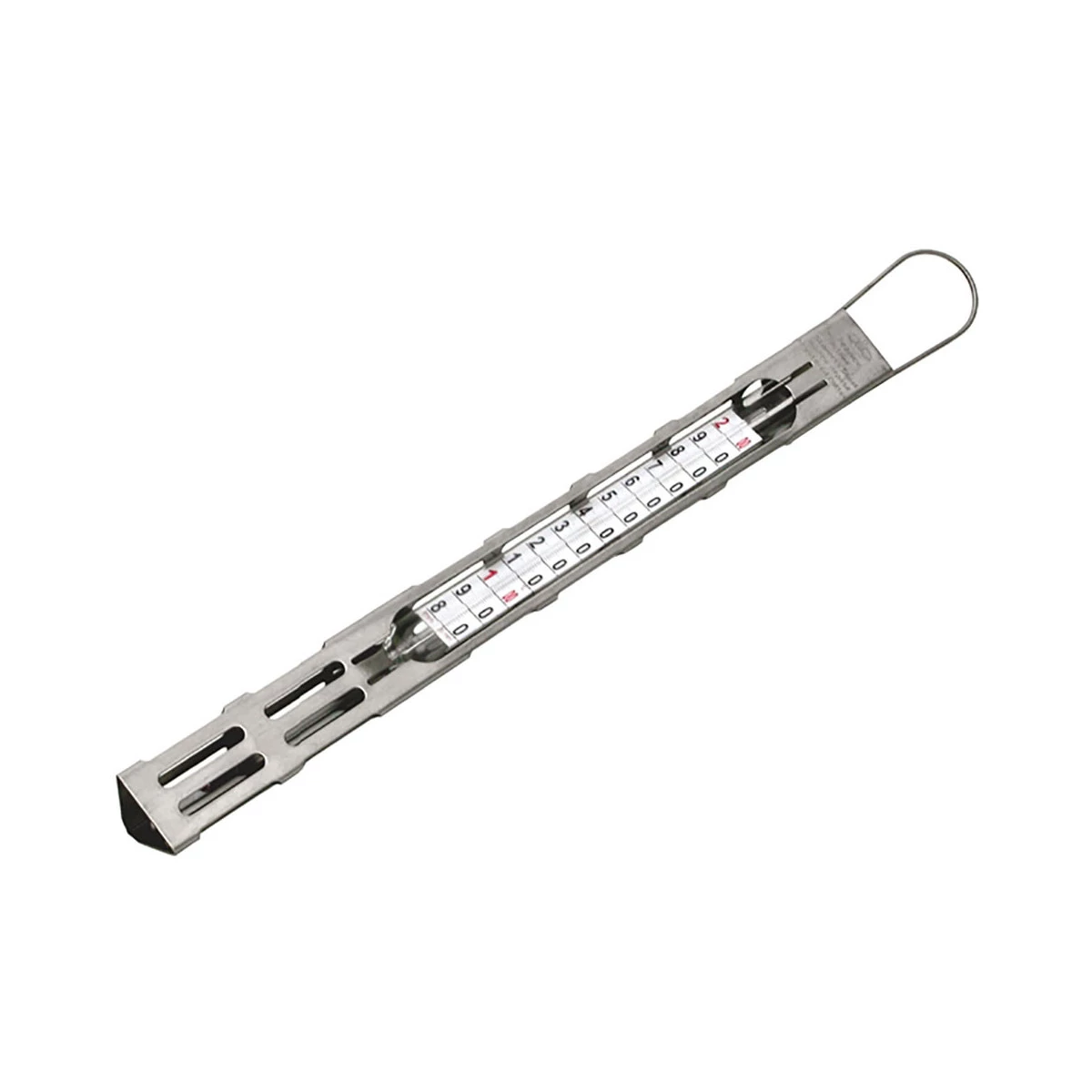 THERMOMETRE CONFISEUR, GAINE INOX  +80° À 200°C