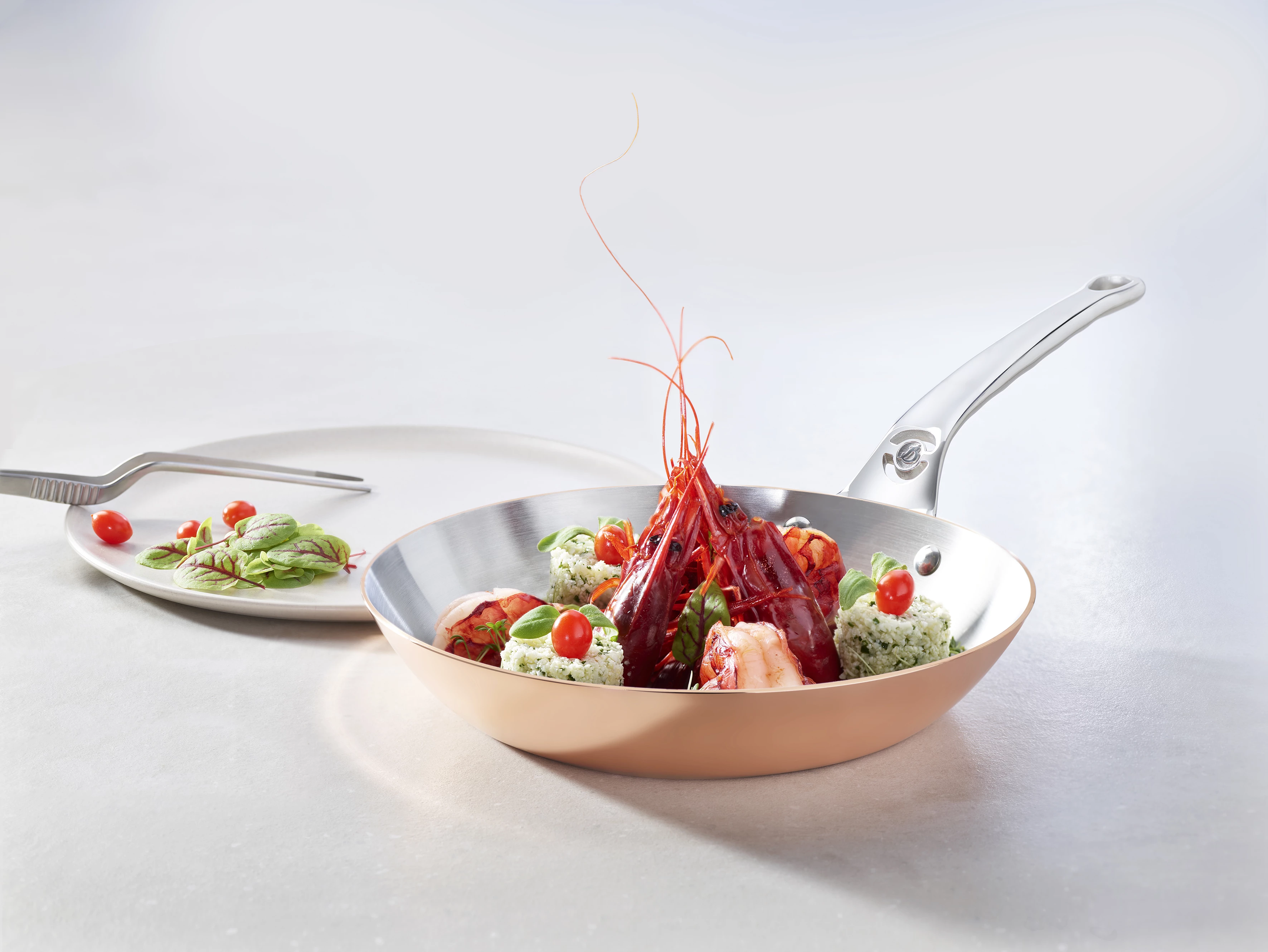 POELE EN CUIVRE - INOX PRIMA MATERA 