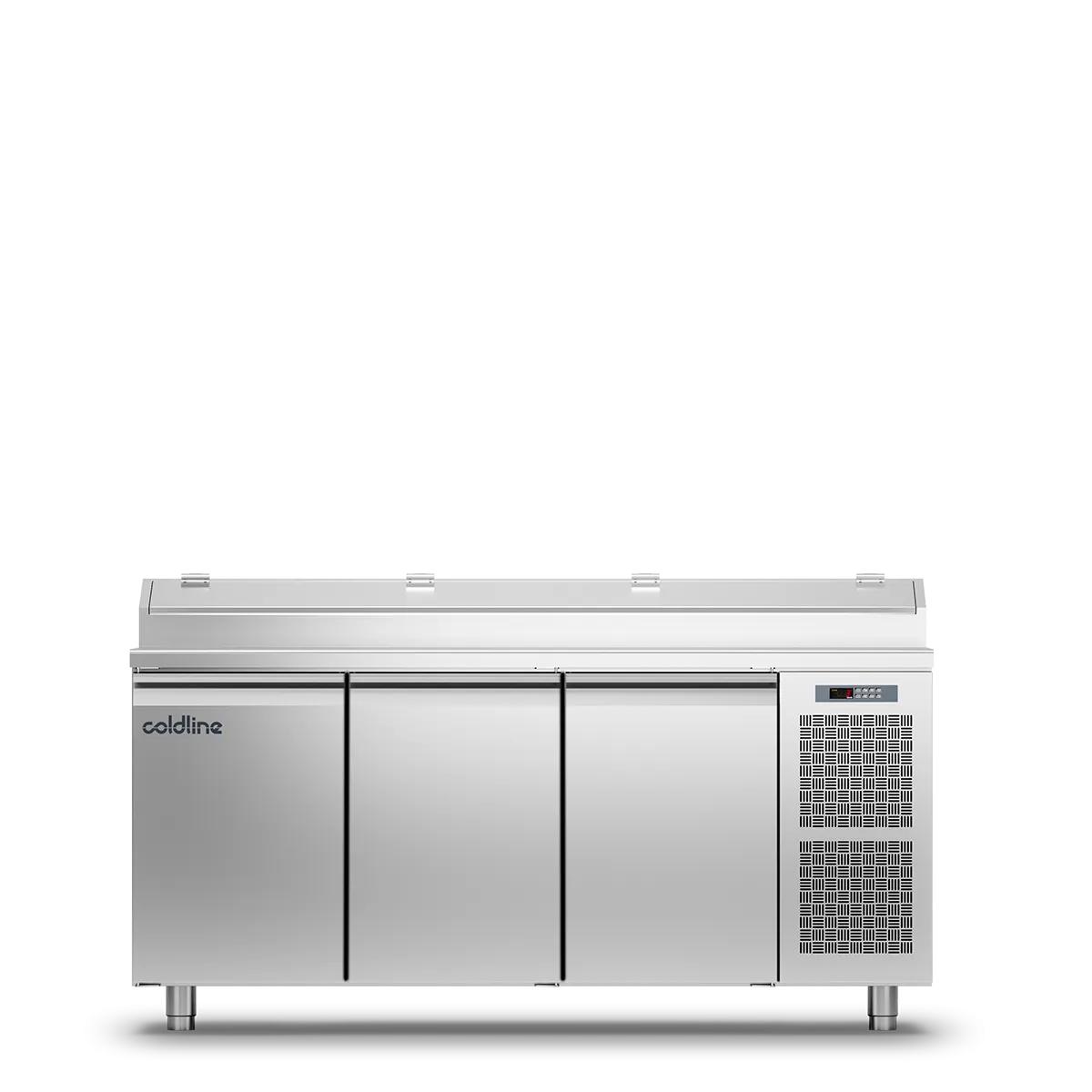 Table Prep-station 3 portes  Inox GN1/3
